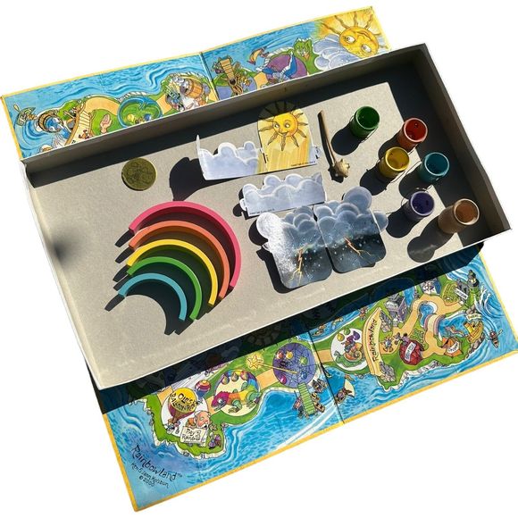Rainbowland Board Fantasy Game Kolsbun Family Games 2000 RARE Incomplete - Picture 15 of 15